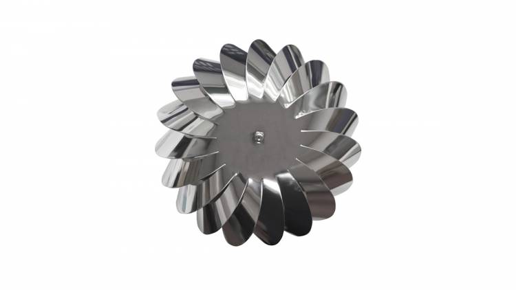 Aspiratore Eolico Inox con Base Tonda
