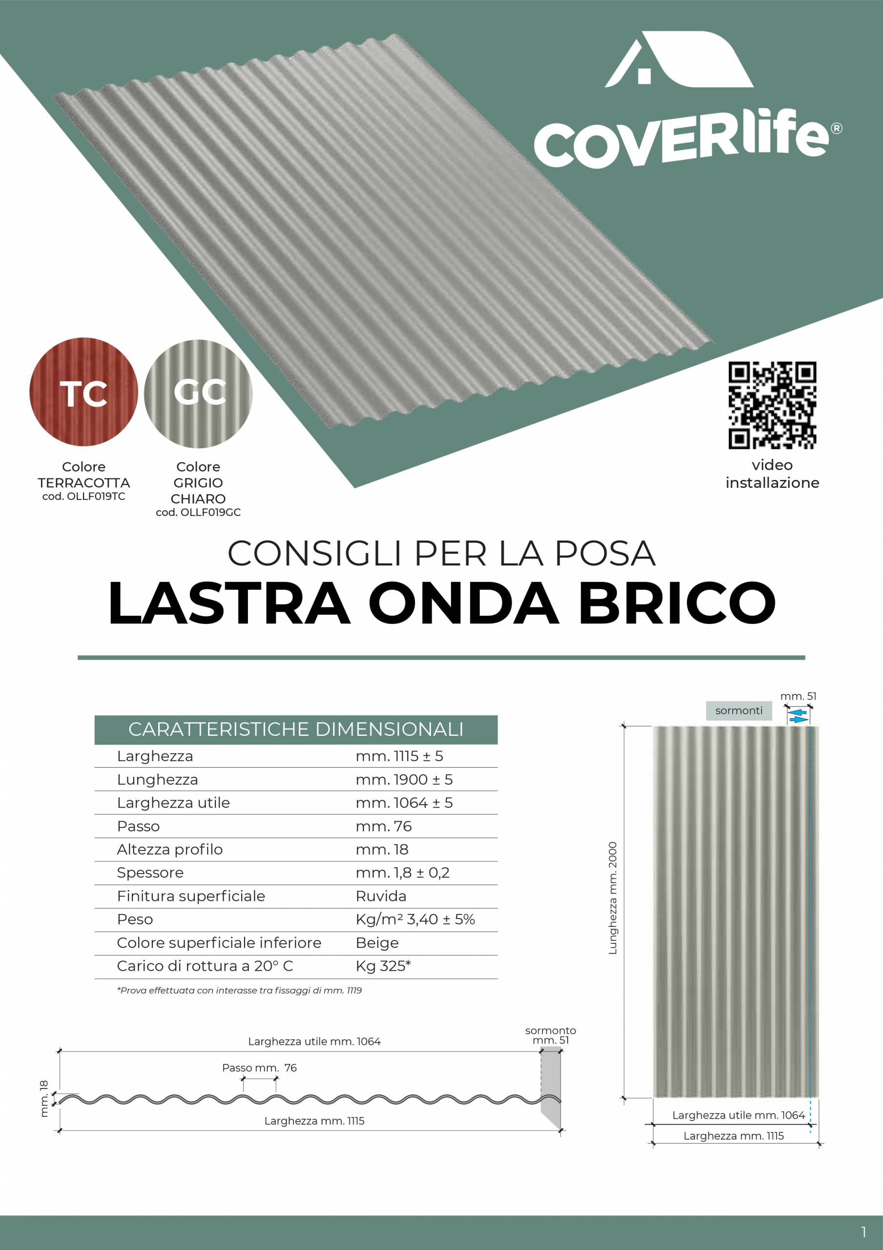 Lastra Onda Brico